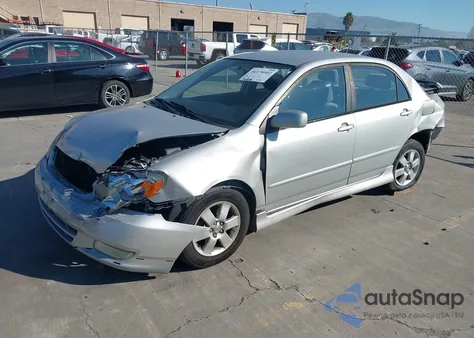 2004 Toyota Corolla S z USA, uszkodzony, nr VIN 1NXBR32E24Z296836
